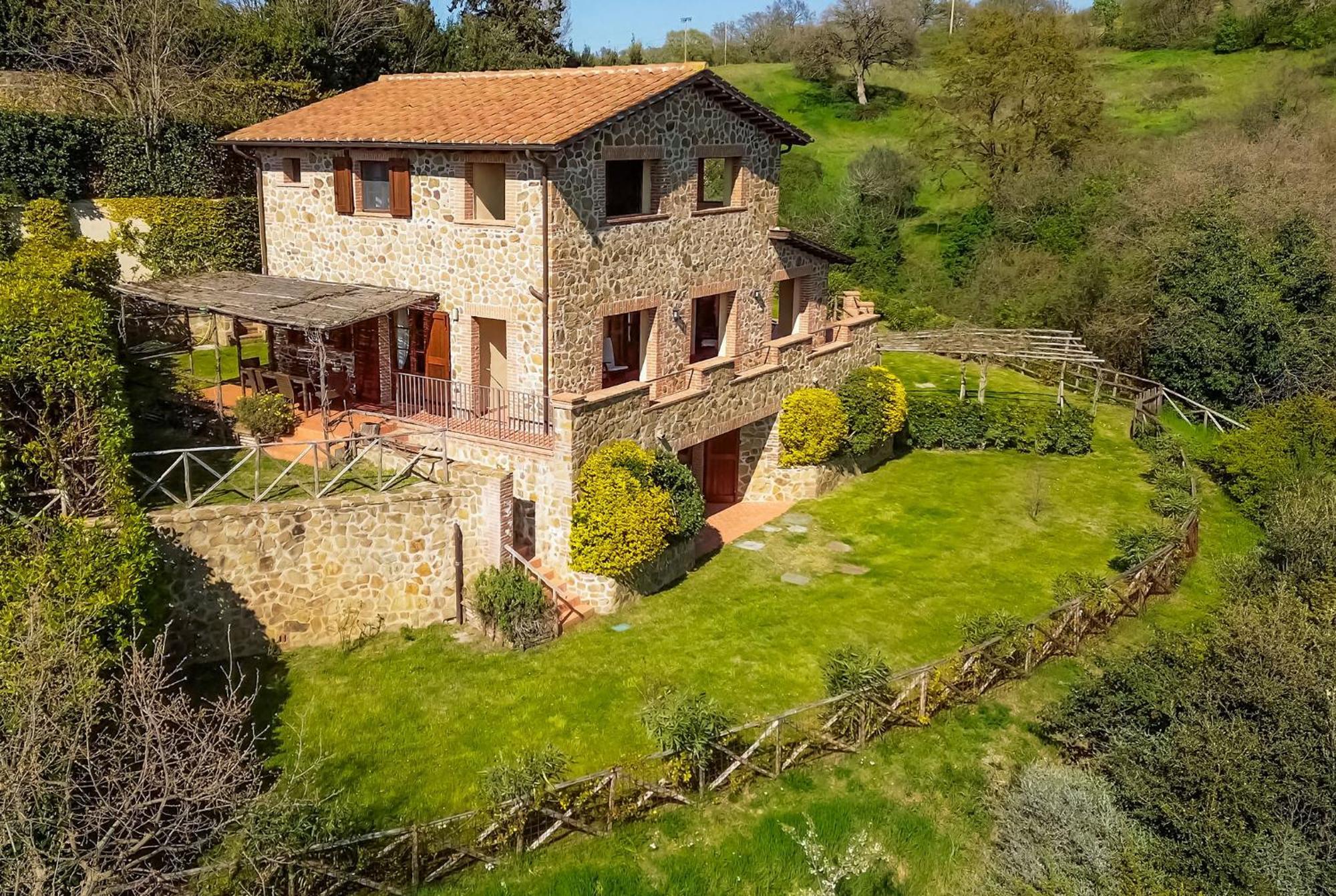 Home With A View In Scansano, Tuscany Eksteriør bilde