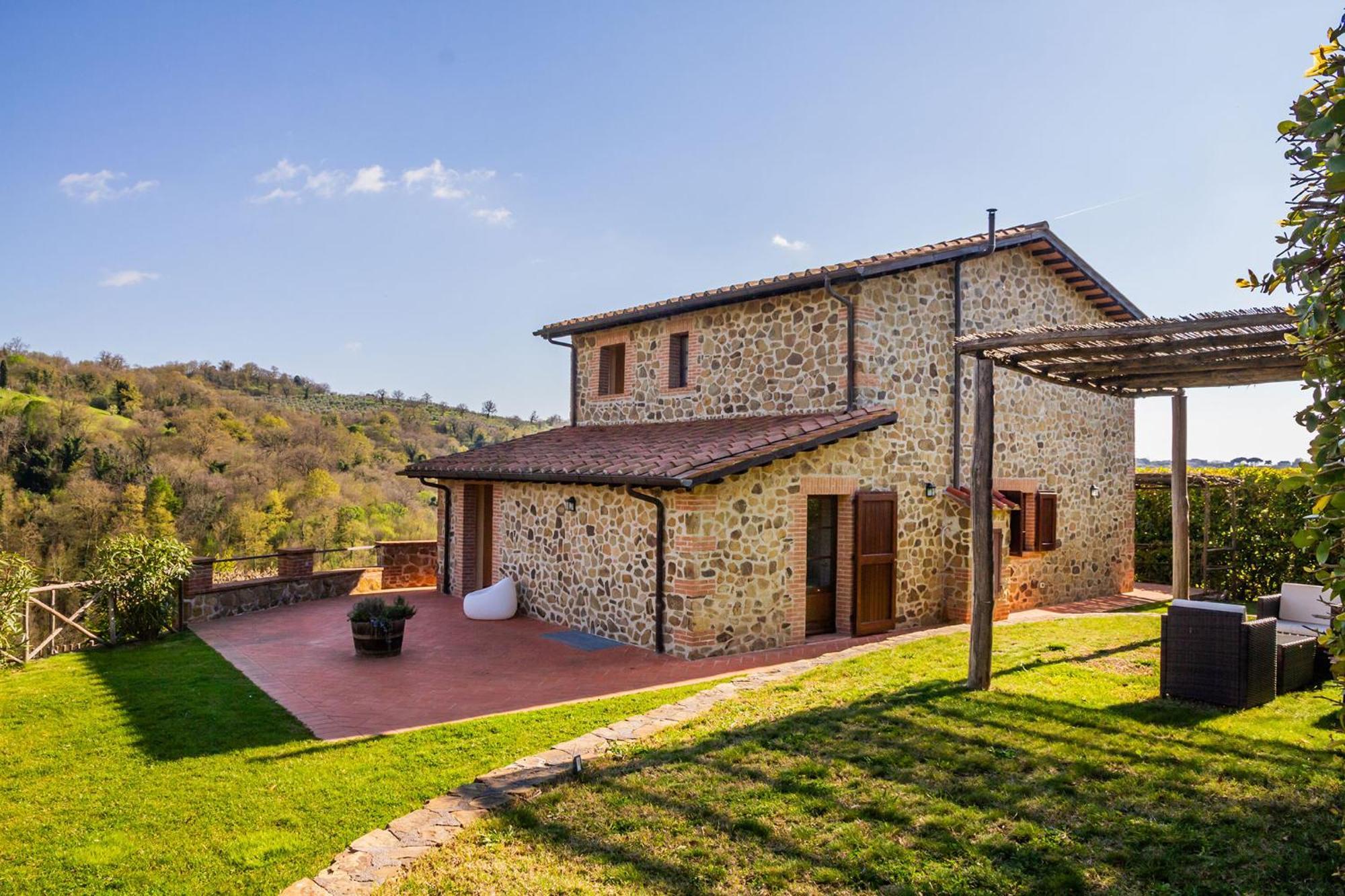Home With A View In Scansano, Tuscany Eksteriør bilde